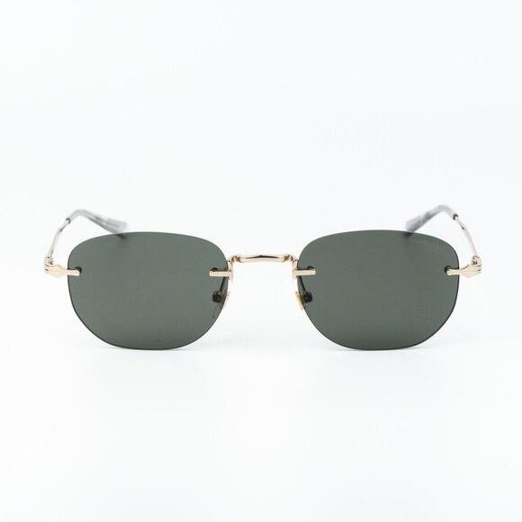 Montblanc Women Sunglasses Gold Grey Square Rimless MB0303S 001 NEW AUTHENTIC main image 8